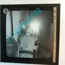 WW2 Home Front AFS Fire fighting Glass Slide Approaching Burning Bomb