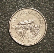bailiwick of jersey 10p 1992