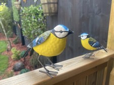 Blue Tit Bird Garden Ornament