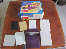 Purple Spellbinders Wizard Die Cutting & embossing Machine System PLUS some DIES