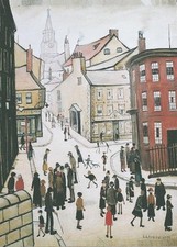 L S Lowry - Berwick -Upon-Tweed - MEDICI POSTCARDS