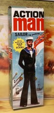 Vintage Action Man 40th Sailor *Empty Box**Not Mint Has Foxing Fading*