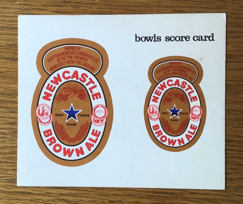 Vintage bowls score card - vintage,