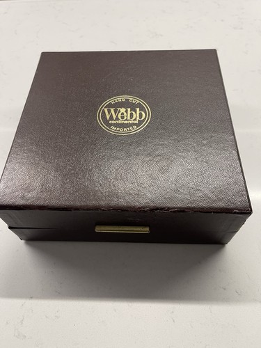 Webb crystal wine glasses - webb,