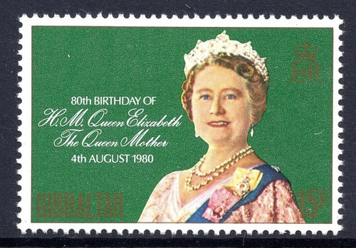 Gibraltar 1980 80th birthday - gibraltar,