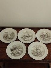 Spode Hunting Scene Plates