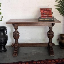 Antique oak refectory table - antique,