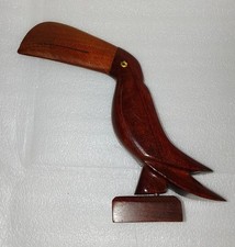 Vintage Wooden Carved Toucan