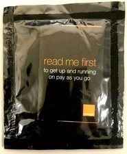 Orange Sim Card UK 2G 3G Pay As You Go Network New Sealed Old Type Retro Pack
