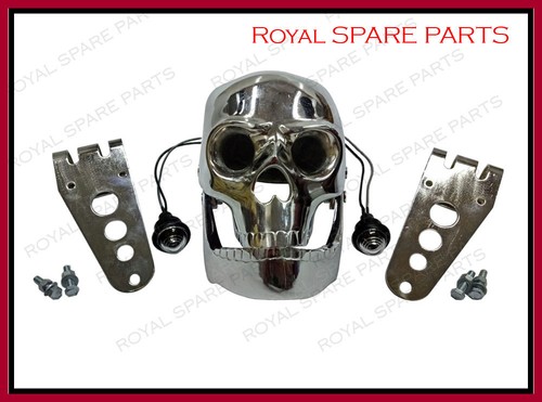 Chopper bobber skull - bobber, headlight