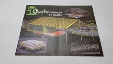 Oasis by Camel Tent Camping Trailer Vintage Sales Brochure 