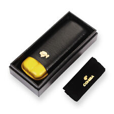 Portable Leather 2 Tube Cigar