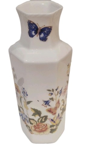 Vintage aynsley floral vase - floral,