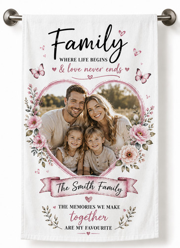 Personalised tea towel custom - personalised,