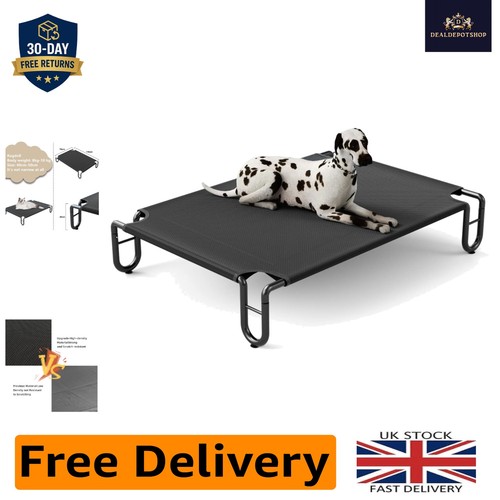 Elevated black dog - black,