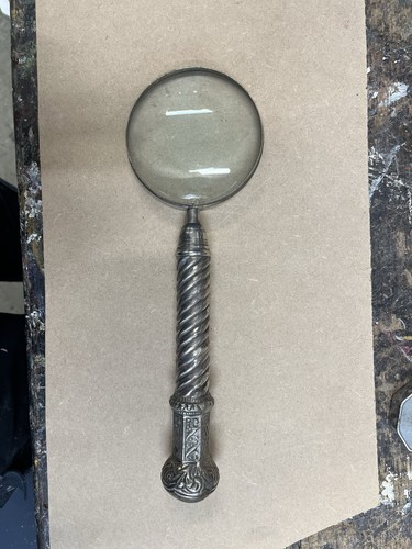 Antique ornate silver - 12“,