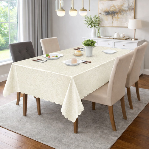 Damask tablecloth elegant - damask,