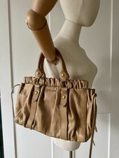Miu Miu Vitello Camel Calfskin