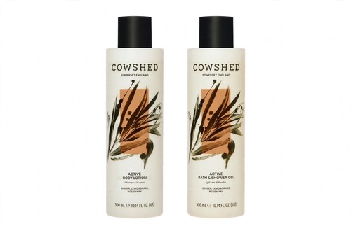 Cowshed active shower gel and