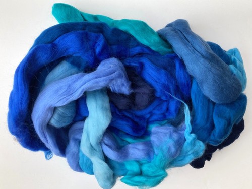 Dyed merino wool tops - , mixed