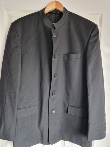 Gents black suit jacket - jacket,, size
