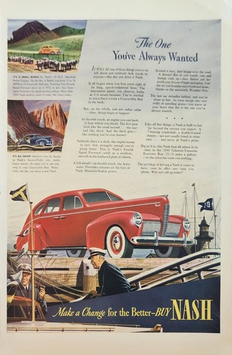 1940 nash four - four, sedan