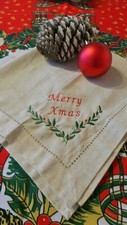 Embroidered Christmas Cotton