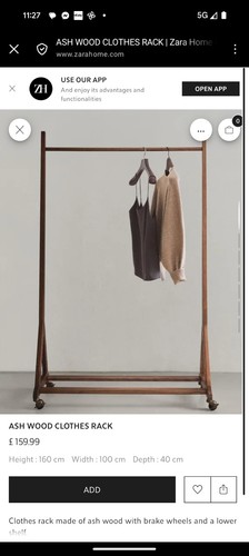 Zara clothes rack made - zara,