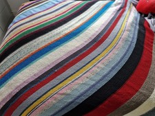 Hand Knitted Multicoloured Blanket