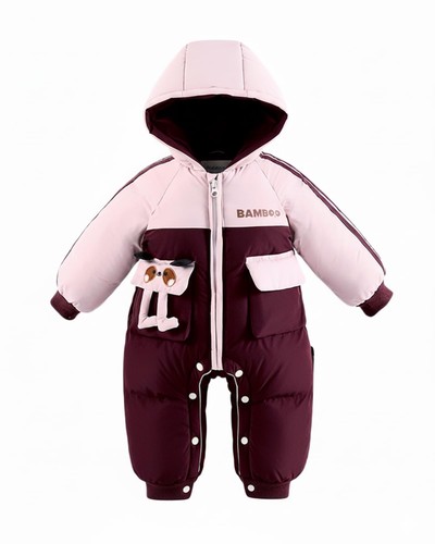 Baby pramsuit snowsuit - baby, 3-6