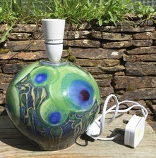 Dartington pottery lamp - pottery,