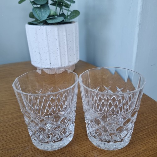 cut glass whisky tumblers