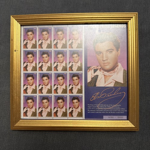 Framed elvis presley rock - elvis,
