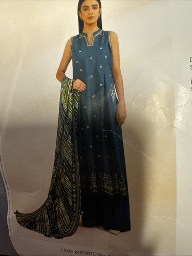Sapphire piece embroidered - sapphire,