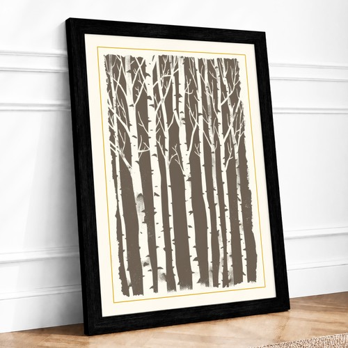 Silent birch forest - silent,