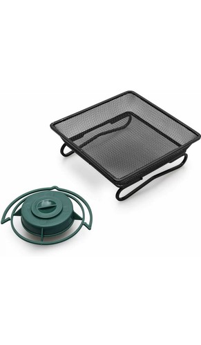 Ground bird feeder tray with - bird,