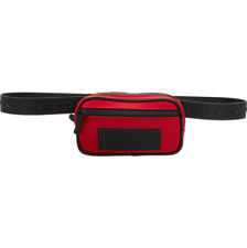DKNY Red & Black Waist Belt