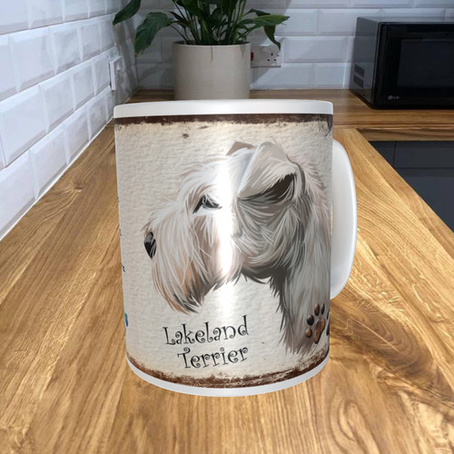 Lakeland terrier dog 11oz - lakeland,