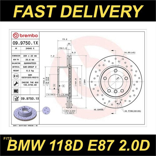 Brembo brake discs pair - 2x,