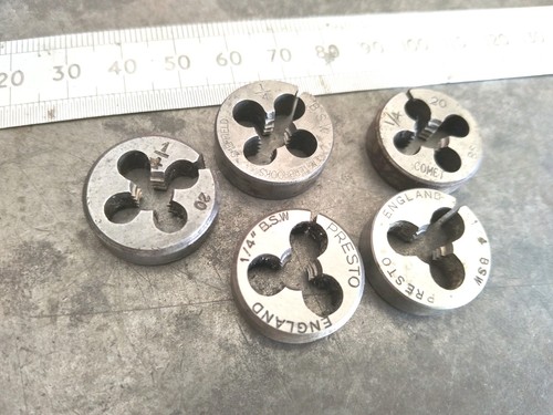 Bsw split die 16 od - 1/4, 13/16