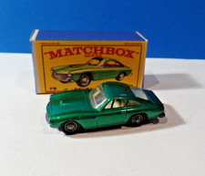 LESNEY-MATCHBOX 1-75 SERIES No.75B Met.Green FERRARI BERLINETTA, WIRE WHEELS