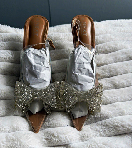Next silver embellished bow - next,