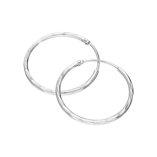Sterling silver 20mm diamond - 20mm,