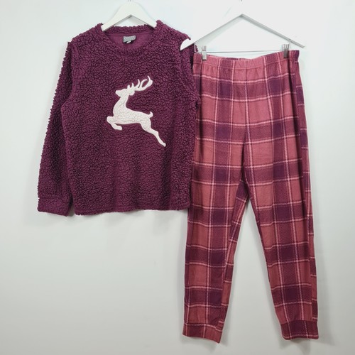 Cozee home fleece reindeer - -,
