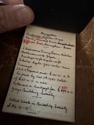 1932 hand written diary - 1932,