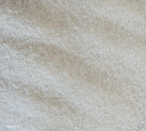White decorative stones sand - decorative,