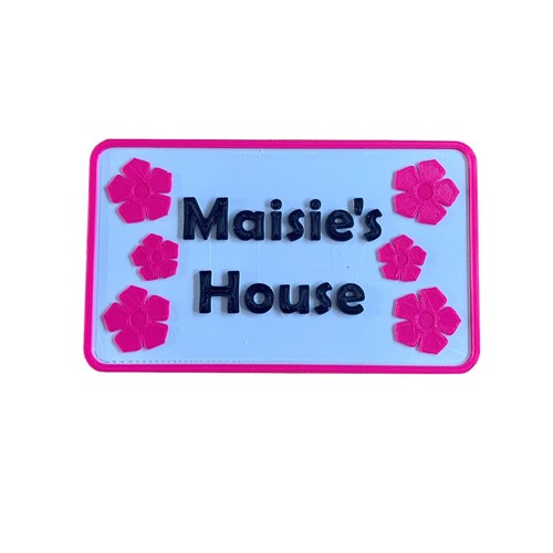 Children playhouse sign - children's,