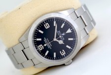 Rolex Explorer 214270 (2019) - 39mm Black Face Automatic Watch - Oyster Strap