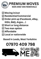 MAN WITH A VAN - CHEAP REMOVAL SERVICES - LEEDS BASED - NATIONWIDE  -07970409798