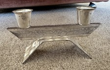 Vintage Silver Tone Double